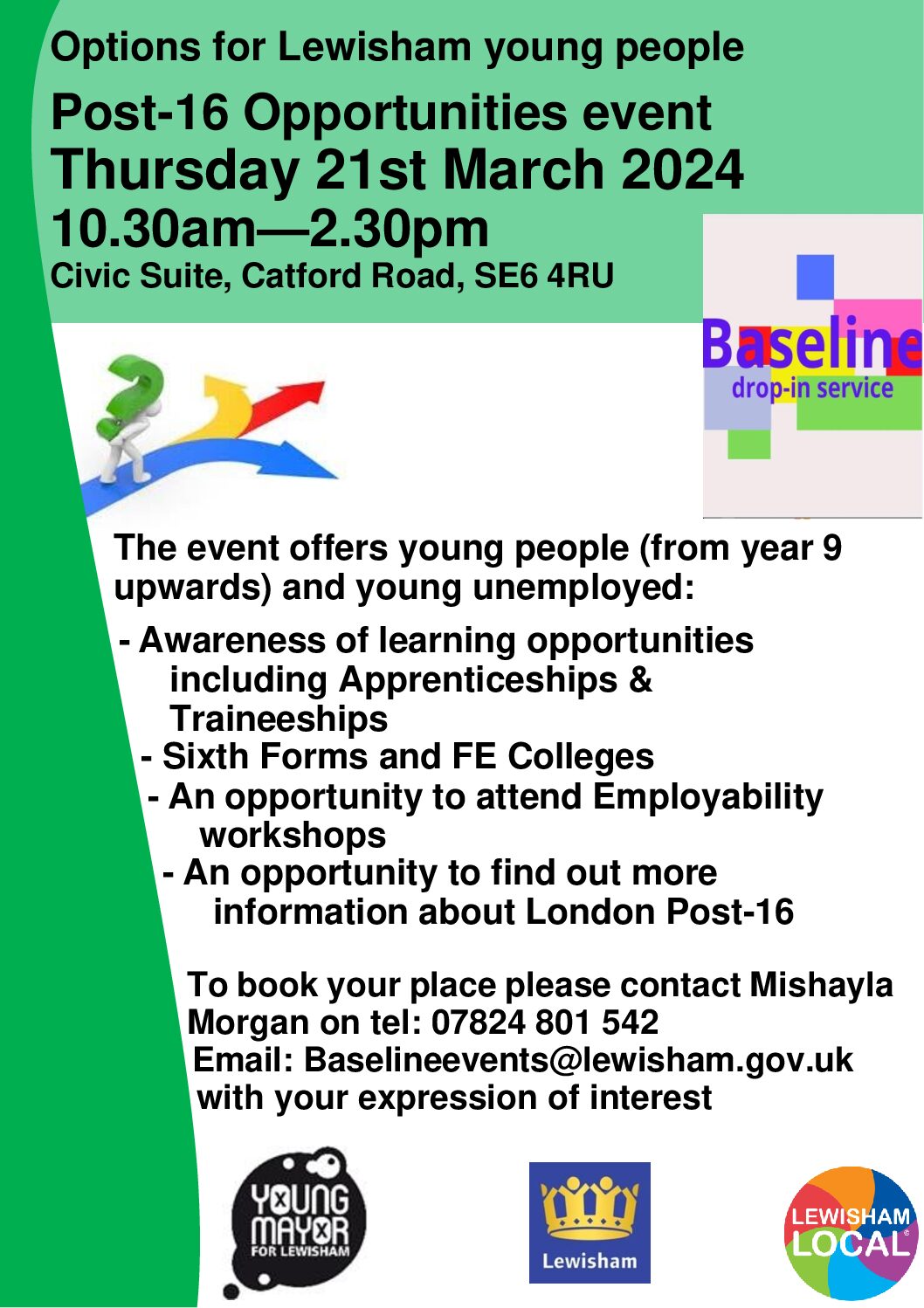 Post-16 Opportunities event Thursday 21st March 2024 10.30am—2.30pm